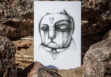 Открытка Space Freaks. Мудрец.