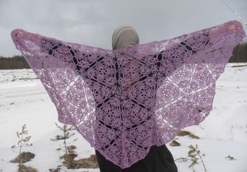 шаль "Воин вереска"