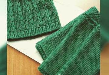 Комплект шапка+снуд ( Италия)