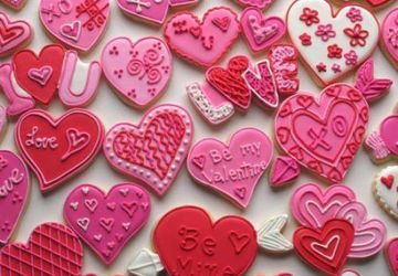 Печенье-признание ко Дню святого Валентина
