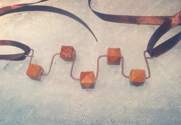 Строгое колье "Углы"