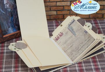 Скрапбукинг - Блокноты, обложки (мастер-класс)