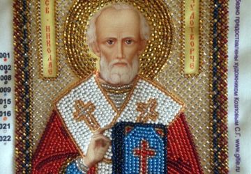 Икона из бисера