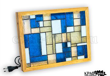 СВЕТИЛЬНИК С ВИТРАЖОМ ТИФФАНИ