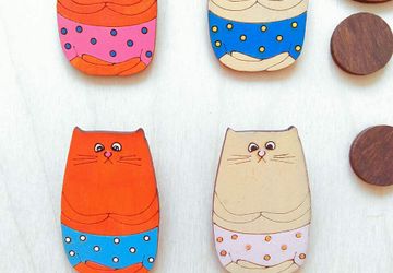 Значок деревянный "Котойог"