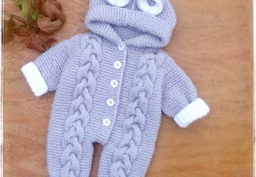 Комбинезоны детские вязаные