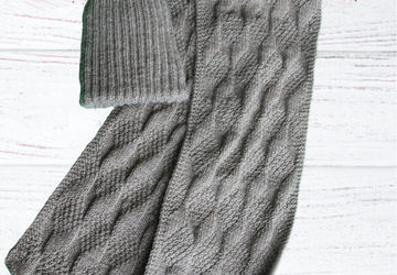 Шапка и шарфик  вязаные