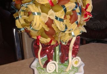 Топиарий из макарон