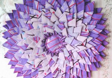 Подставка под горячее «Хризантема». Коврик. Панно