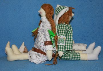 Сладкая парочка сплюшек тильд