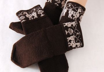 Носки-семейная пара "Ламы"