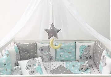 Бортики в кроватку, постельный набор в кроватку