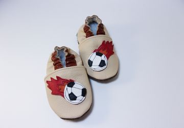 Кожаные тапочки - чешки