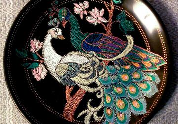 Декоративная тарелка "Весна"