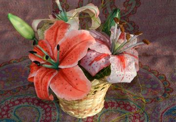 Изготовление лилии из холодного фарфора и не только