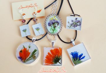 Украшения с сухоцветами