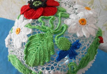 Берет "Ромашки"