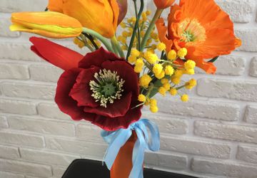 Тюльпаны из полимерной глины