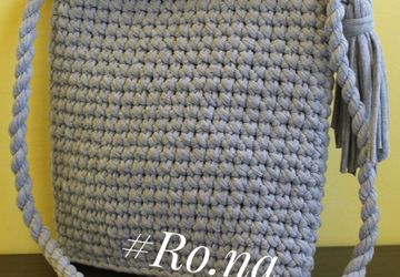 Сумка из трикотажной пряжи