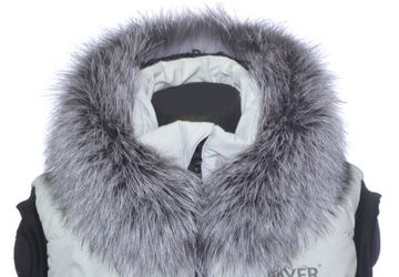 Опушка из меха норвежской чернобурки