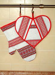 Проще простого -  прихватка-рукавица для кухни!