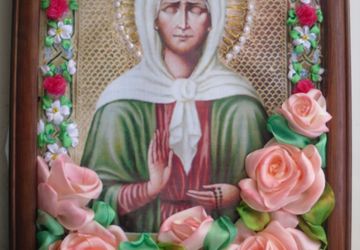 Икона Матронушка Московская