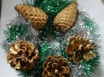 Маленький новогодний венок