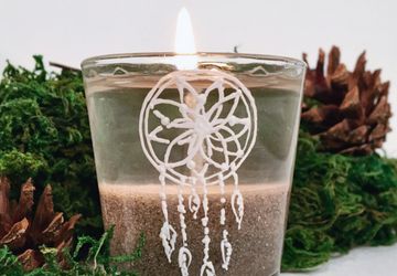 "Ловец снов" гелевая свеча