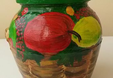 Баночка для мелочей " ягодное лукошко "