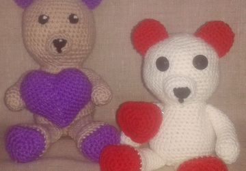 Мишка с сердчком