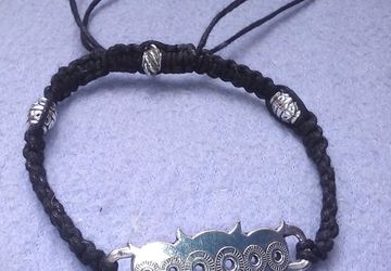 Совиный браслет плетением шамбала.