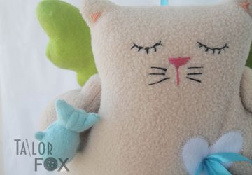 Коты-ангелы "Мося и Фрося" (Игрушка-Подушка)