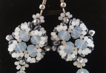 Серьги "Лунный свет "