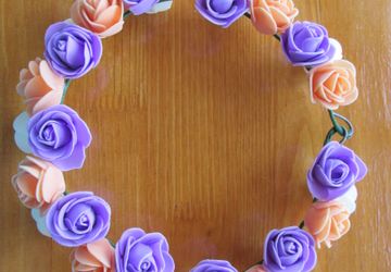 Венок на голову из цветов