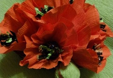 Цветы из конфет