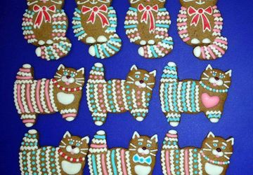 Мастер-класс Марины Репневской «Пряничные кошки»