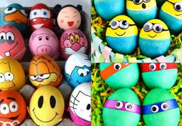 Праздничная роспись Пасхальных яиц для детей