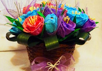 Букет из конфет "Весеннее настроение"