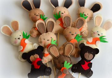 Игрушки из фетра своими руками