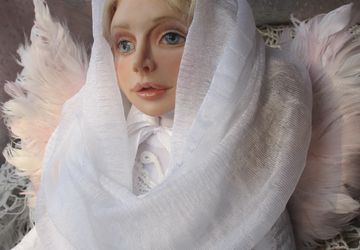 Кукла авторская Зимний ангел