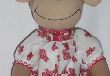 Обезьянка - интерьерная игрушка