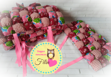 Бортики на 4 стороны кроватки "БОН-БОН"