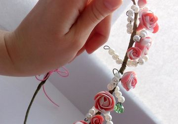 венок для волос "чарующая нежность"