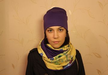 Комплект "Цветы на желтом"