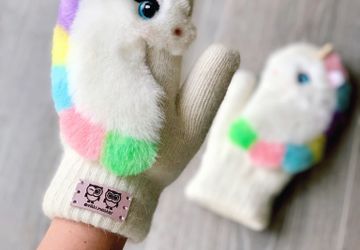 Звероварежки с единорогами