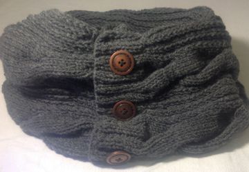 Снуд мужской в 2 оборота