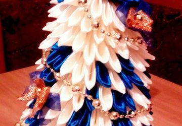 Ёлочка канзаши