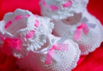 Пинетки крючком мастер класс