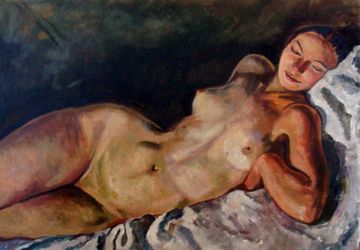 Спящая натурщица