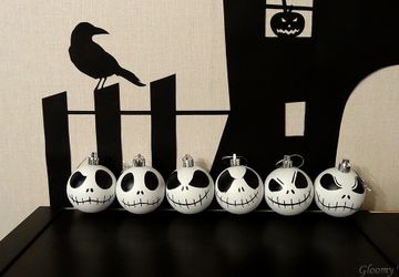 Новогодняя игрушка, шарик на ёлку Джек Скеллингтон